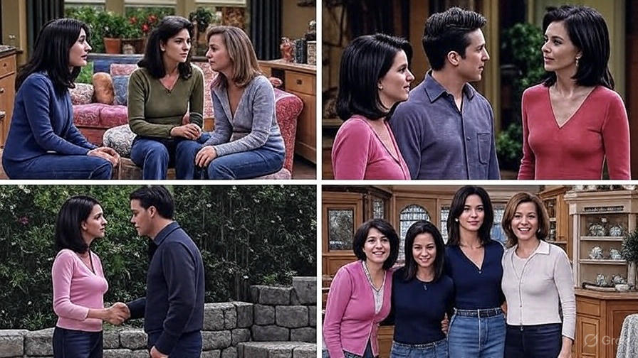 Four scenes with people.