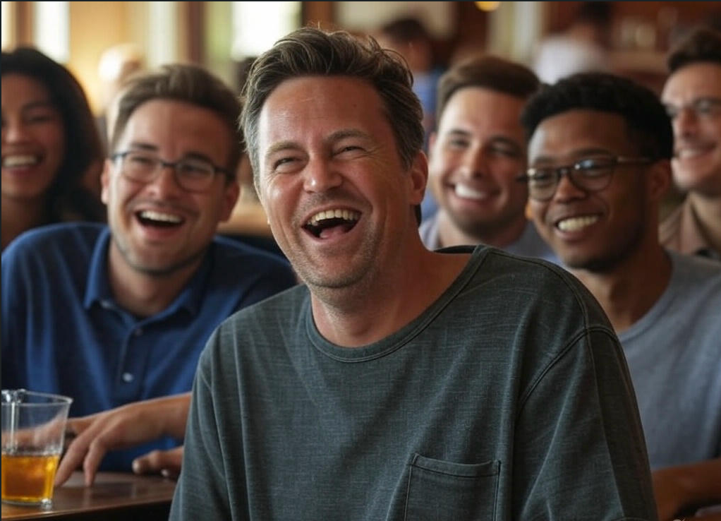 Group of friends laughing