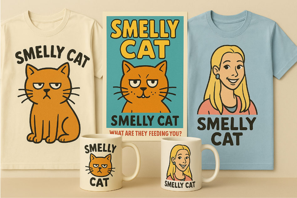 Smelly Cat merchandise display