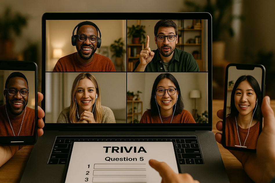 Virtual trivia game night.