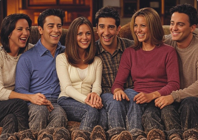 Group of friends smiling
