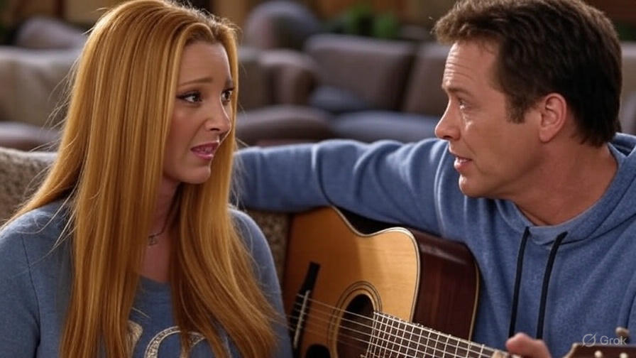 Two people with guitar.