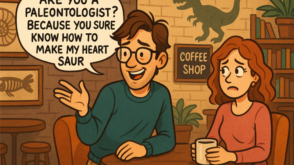 Ross’s paleontology pickup lines