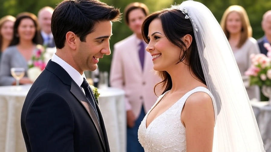 Happy bride and groom