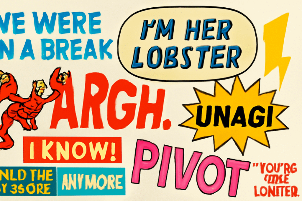Comic style relationship quotes