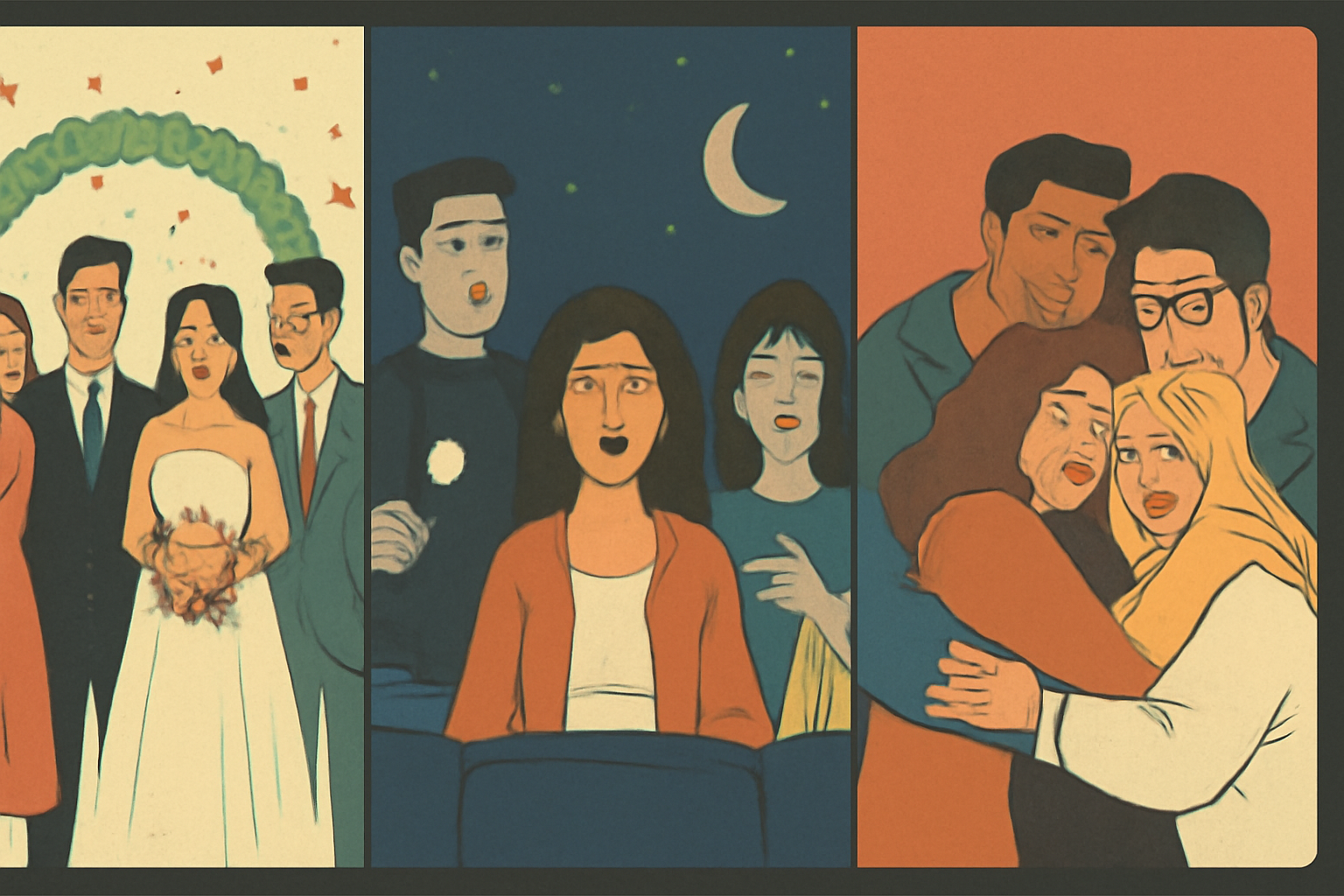 Friends animated key moments