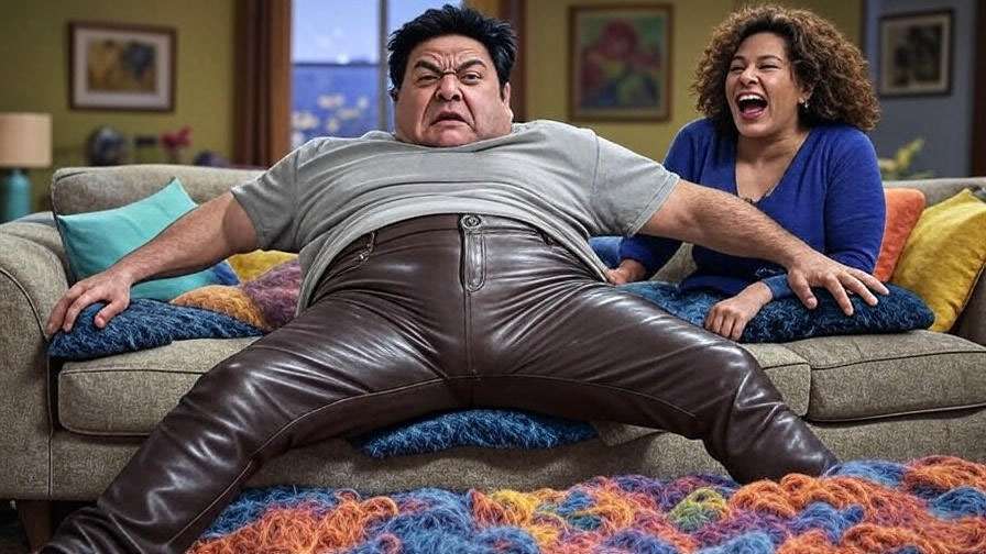 Funny couple on couch 