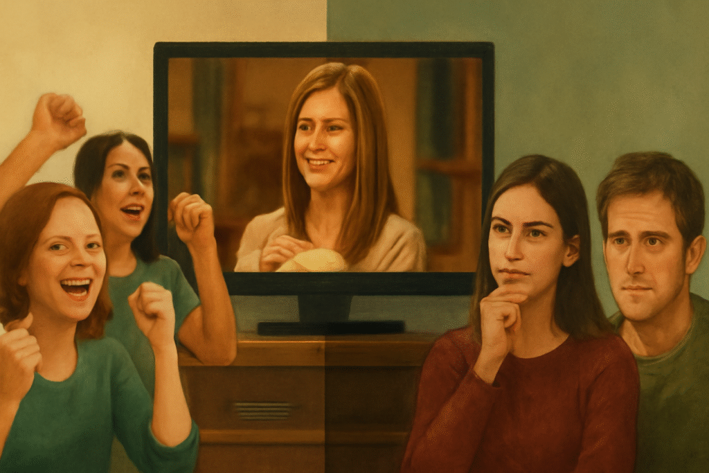 Mixed reactions to TV
