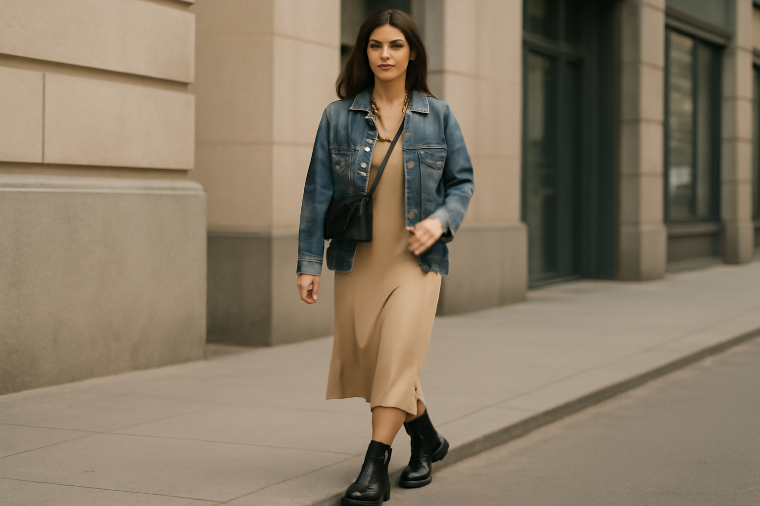 "Chic urban fashion look" 
