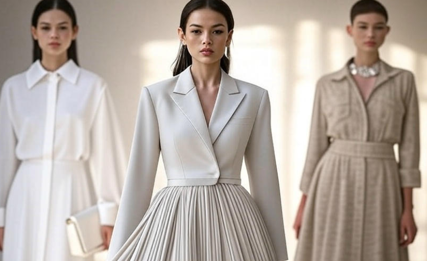 Sophisticated, elegant, timeless, fashionable. 