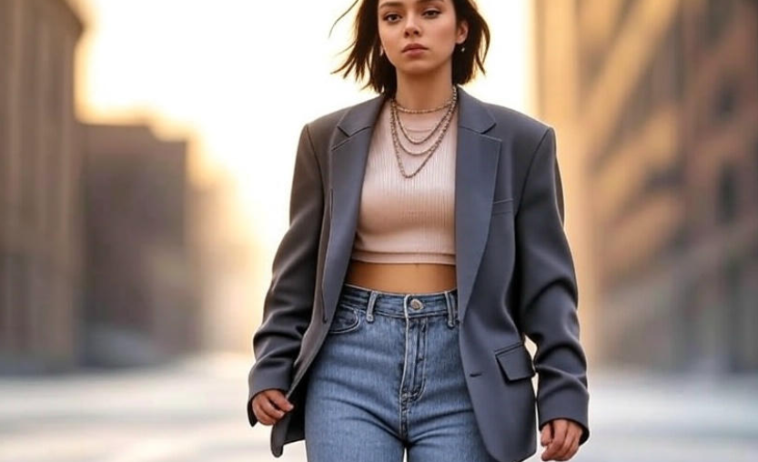Stylish 90s-inspired urban look
