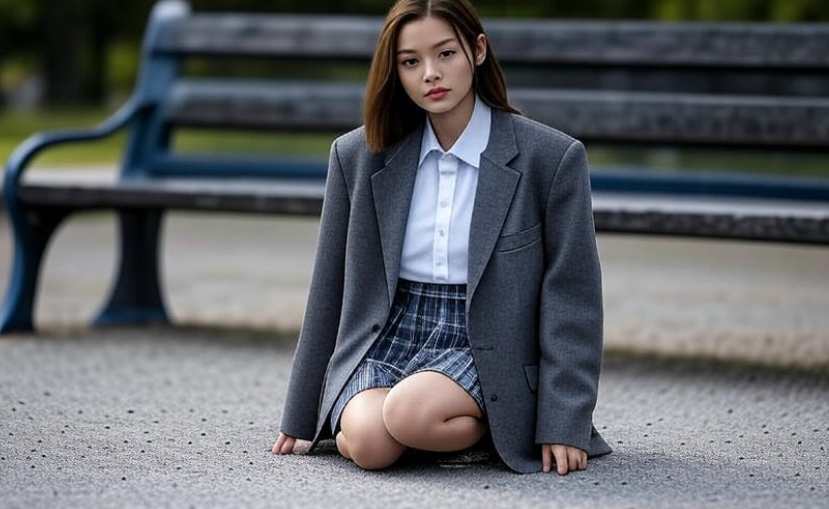 Clashing 90s fashion mishap