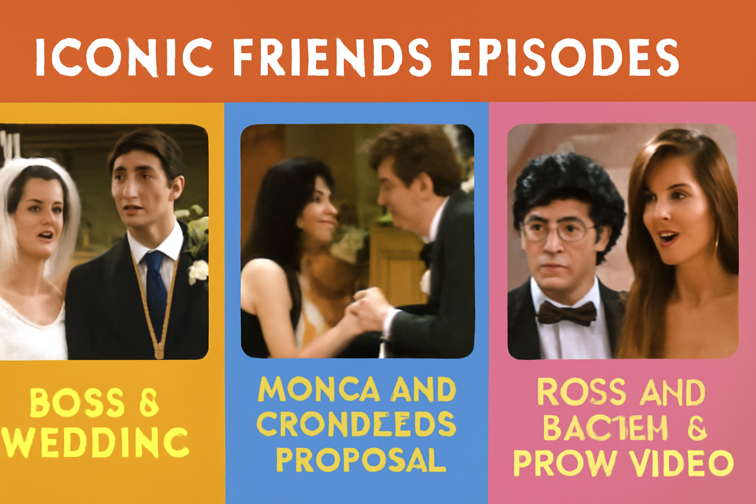Iconic Friends episodes moments