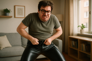 Ross and his leather pants incident