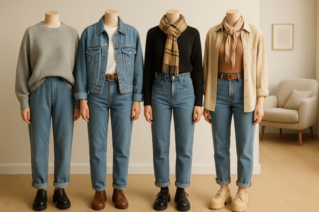 Casual outfits inspired by Rachel Green