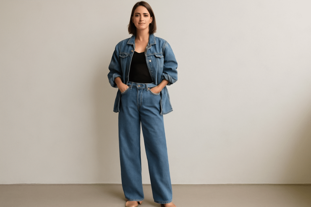 Friends Rachel Green 90s denim trends
