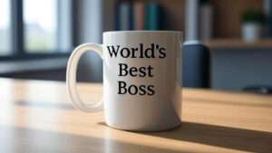 world's best boss mug