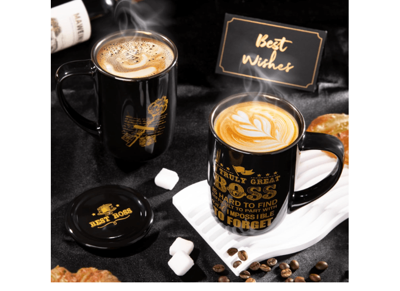 Boss Gifts - Best Boss Gifts for Men, Worlds Best Boss Mug, Christmas Birthday Gifts, Office Gifts for Boss, Boss Day Gifts, Gifts Ideas for Boss, Mentor