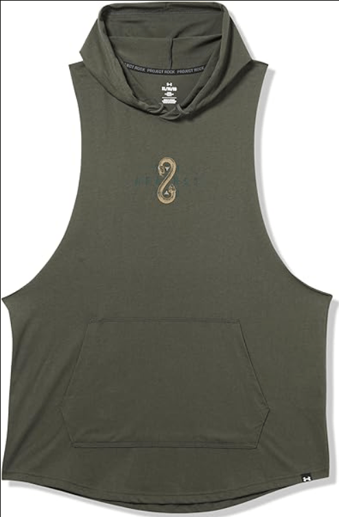 Under Armour Men's Project Rock Snake Sleeveless Hoodie 