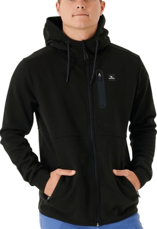 Rip Curl Men's Departed Anti Series Technical Zip Up Hooded Sweatshirt 