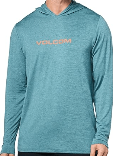 Volcom Men's Hooded Long Sleeve Lightweight Sun Shirt
