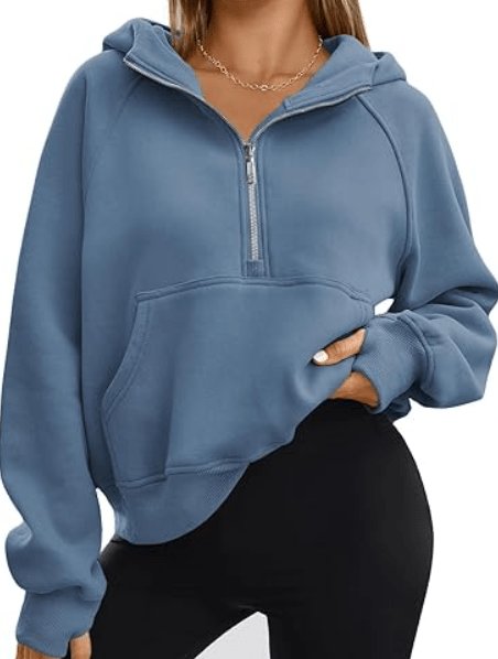 AUTOMET Womens Hoodies Fleece Fall Fashion Outfits Workout Sweatshirts Y2k Winter Zip Up Jackets Oversized Tops Clothes 2025