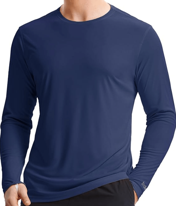 baleaf Men's Sun Shirts UPF 50+ UV Protection SPF Long Sleeve Rash Guard Fishing Outdoor Quick Dry Lightweight