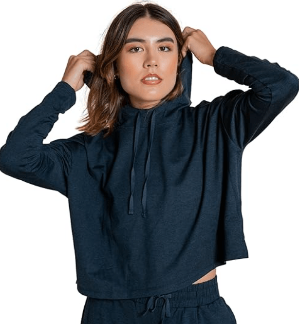 Girlfriend Collective Women's Reset Long Sleeve Hoodie Yoga Shirt
