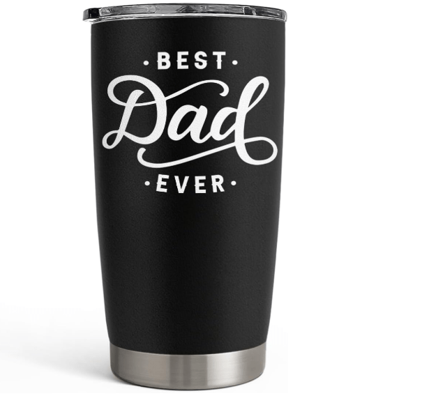 SANDJEST Dad Tumbler Gifts for Dad from Daughters Sons - 20oz Stainless Steel Insulated Coffee Travel Mug Christmas, Birthday, Father's Day Gift