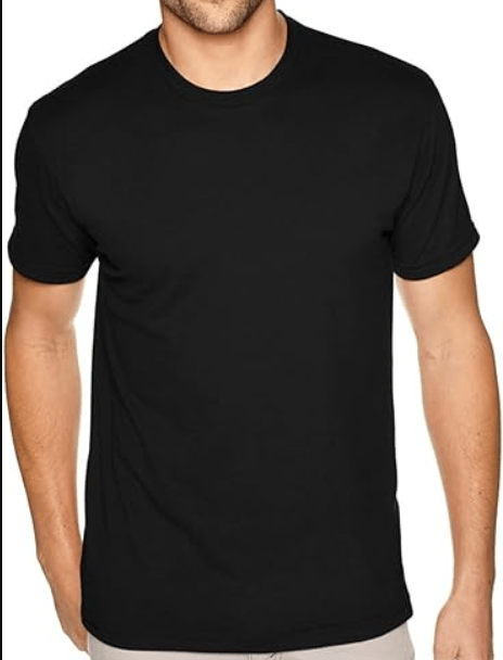 Next Level Men's Sueded Crew L BLACK
