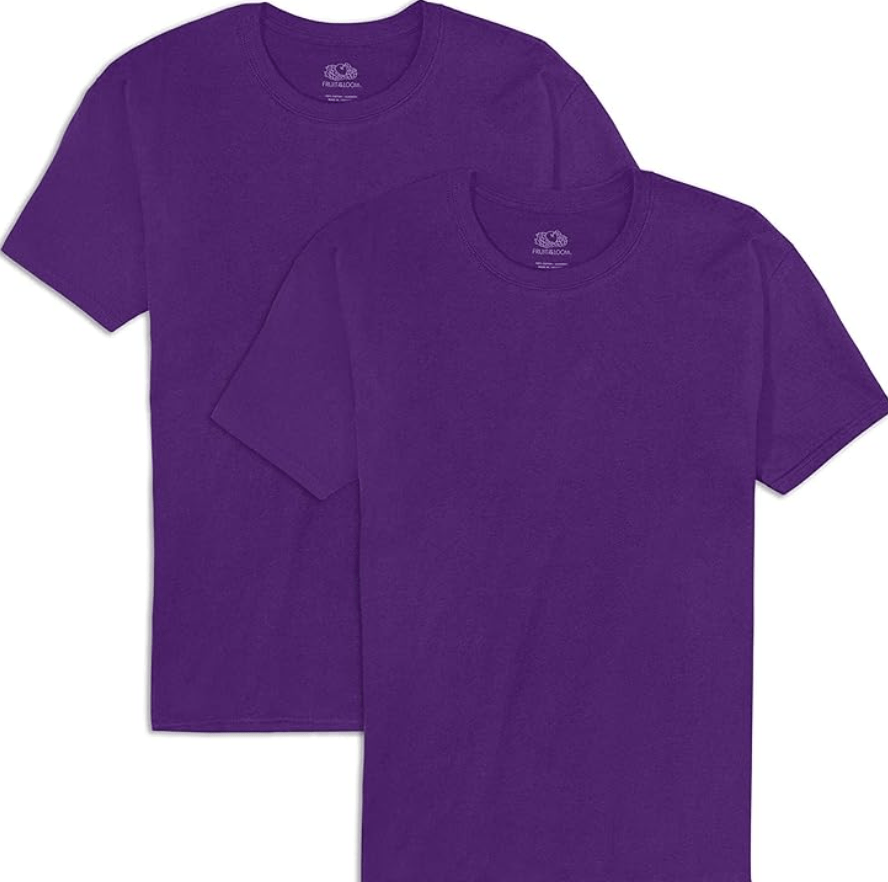 Fruit of the Loom Men's Eversoft Cotton T Shirts, Breathable & Moisture Wicking with Odor Control, Sizes S-4x
