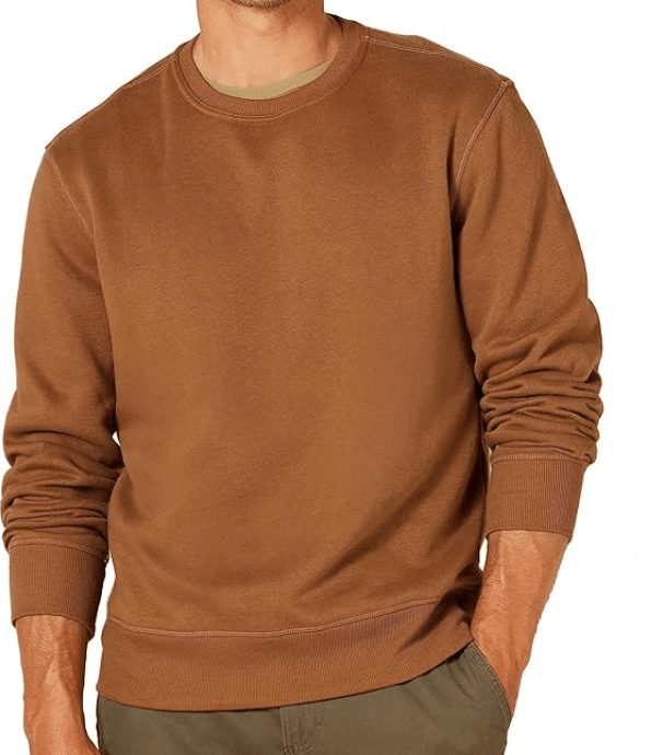 Amazon Essentials Men's Fleece Crewneck Sweatshirt (Available in Big & Tall) 
