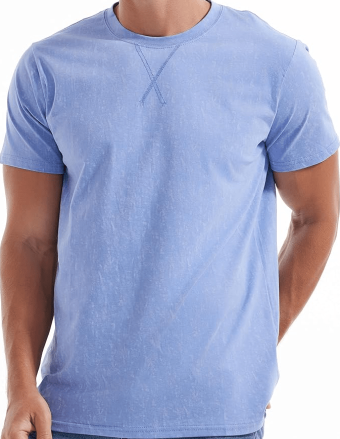 KLIEGOU Men's T-Shirts - Premium Cotton Crew Neck Tees S - 4XL 
