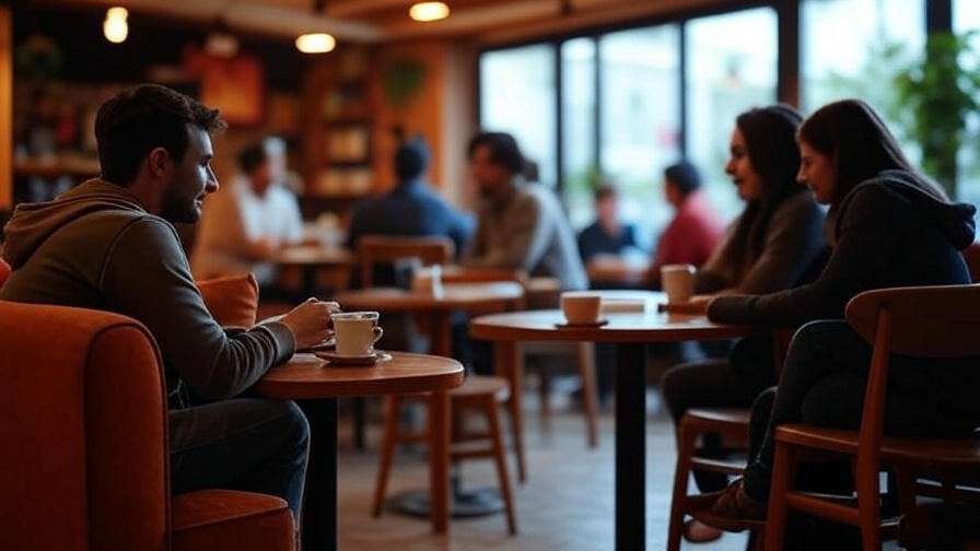 "Modern coffee shop inspired by Central Perk reflecting Rachel Green’s legacy"