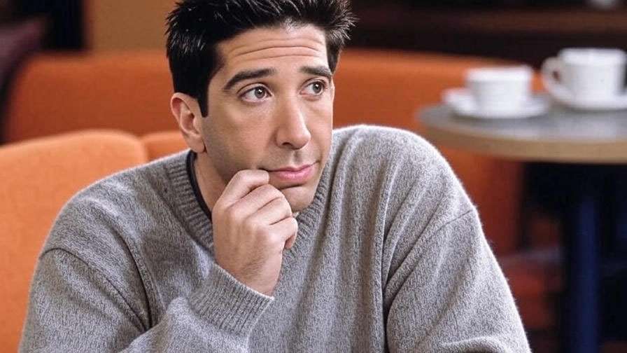 Ross Geller character from Friends in Central Perk, exploring Ross Geller middle name trivia
