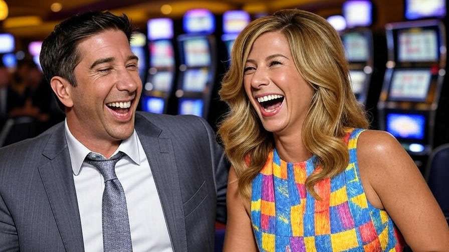  Ross and Rachel Vegas casino wedding Friends iconic moment. 