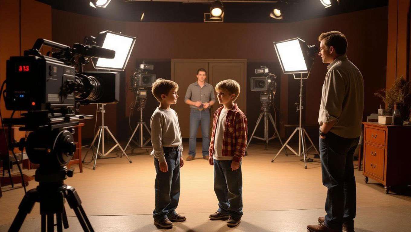Sprouse twins on Friends set, behind-the-scenes production
