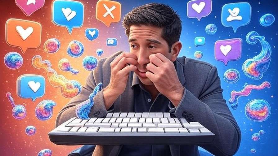Cultural impact of Friends Ross keyboard memes and social media buzz.
