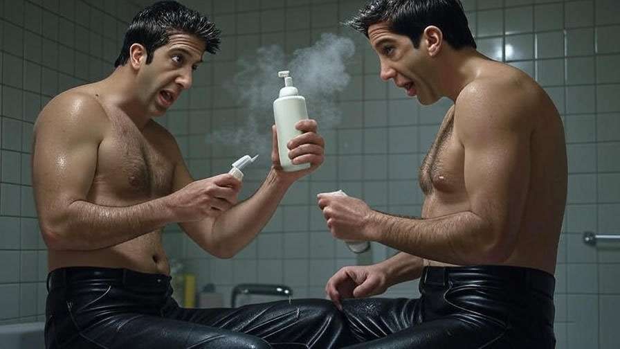  Hilarious Ross Geller leather pants birthday mishap from Friends Season 5 Episode 11.