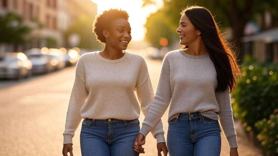 Two women walking together, symbolizing the enduring Monica and Rachel friendship.