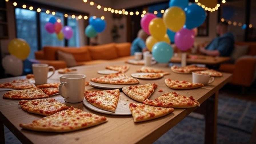 Step-by-step Friends-themed birthday party setup with Ross Geller-inspired elements for nostalgia. 