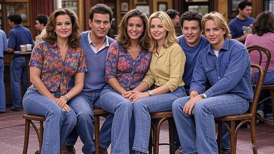 90s fashion trends from Friends TV show