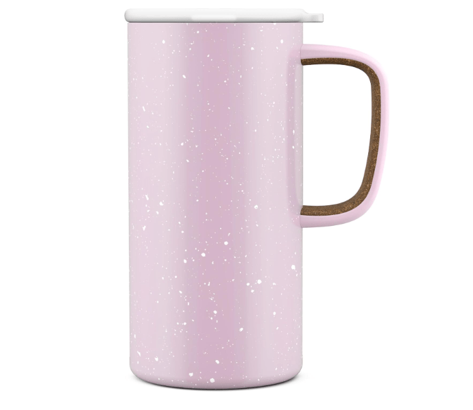 Ello Campy 18oz Stainless Steel Travel Mug with Handle and Leak-Proof Slider Lid, Reusable, Vacuum Insulated, Perfect for Coffee or Tea, Home, Gift