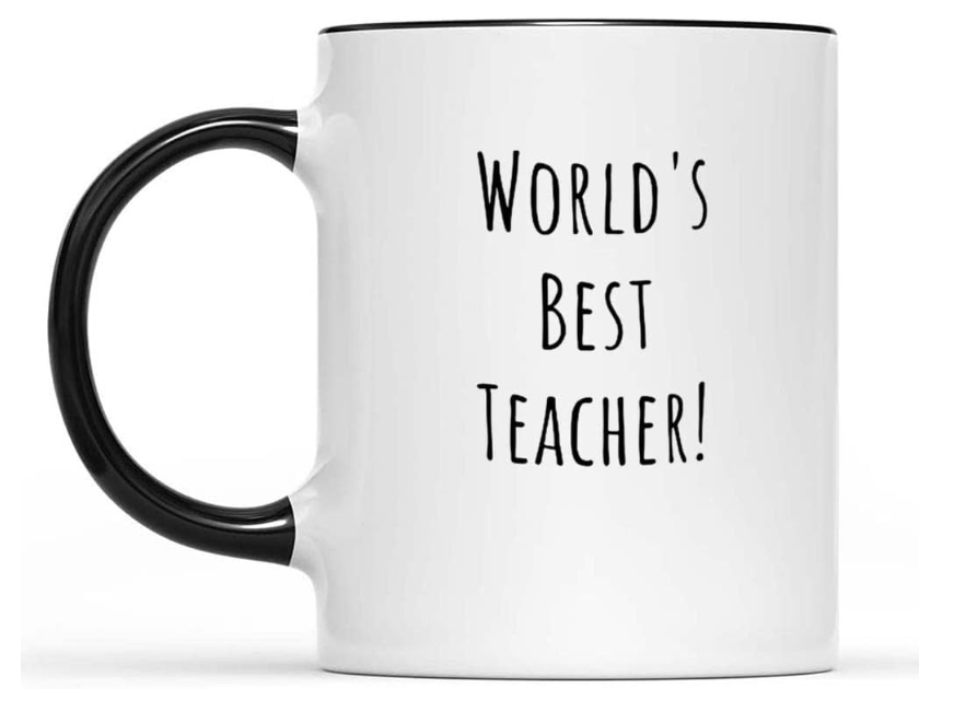  World's Best Teacher Mug, Best Teacher Ever, Gift for Teacher, Teacher Gift, Cute Teacher Mug, Teacher Appreciation, Favorite Teacher Gift