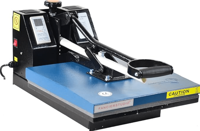Fancierstudio Digital Heat Press 15 x 15 Sublimation Rhinestone Heat T-Shirt Machine15x15 B/BLK
