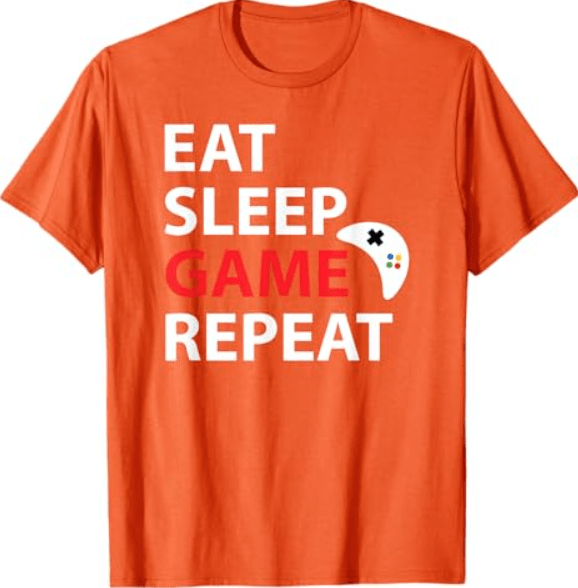Eat Sleep Game Repeat Video Game T-Shirt
