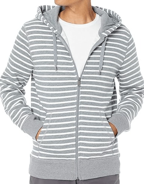 Amazon Essentials Men's Full-Zip Fleece Hoodie (Available in Big & Tall)

