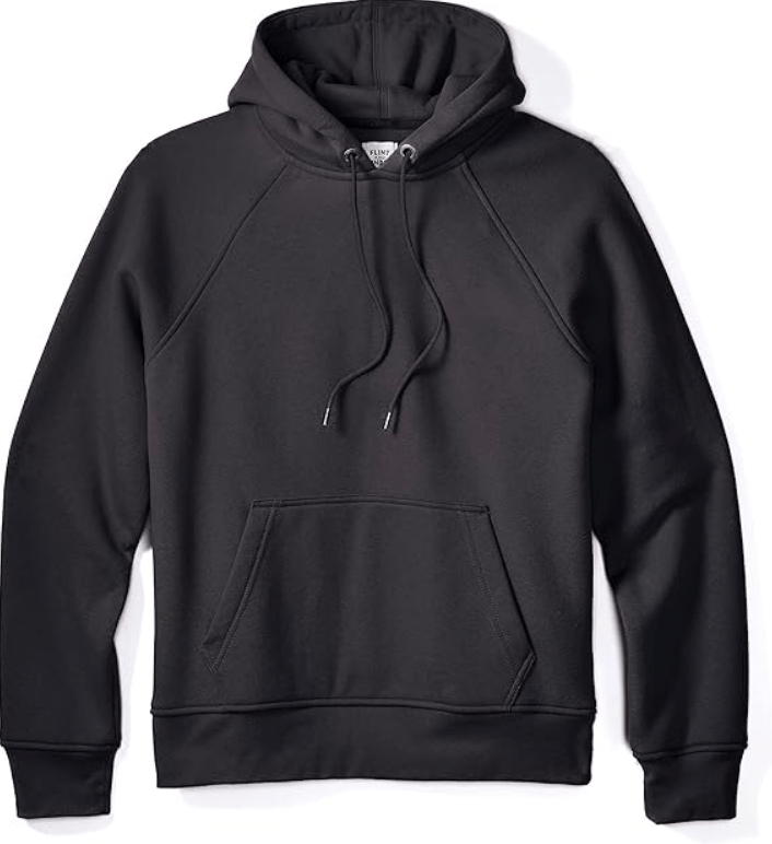 Huckberry Flint and Tinder Men's 10-Year Pullover Hoodie, American-Made
