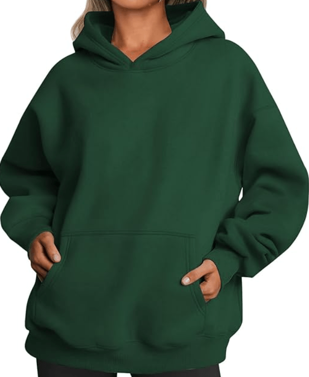 Baonmy Oversized Hoodies Fleece Sweatshirts Women Hoodies Long Sleeve Sweaters with Pocket Fall Clothes
