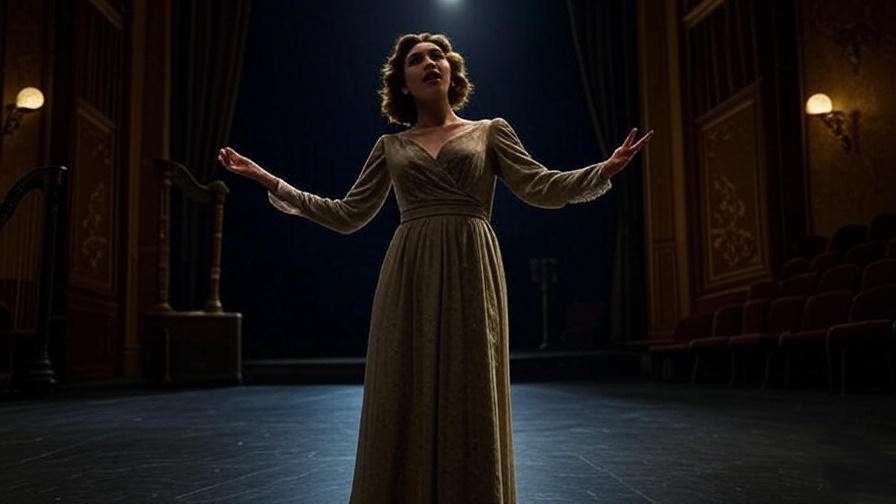 Karen Green performing in a theater role post-Friends, showcasing her acting versatility."